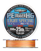 Плетёный шнур Sunline PE JIGGER HG LIGHT SPECIAL 200m #0.6 10lb 4.2kg