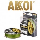 *Леска плетёная AKKOI Mask Plexus 125m (green) d 0,12mm