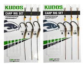 Оснащенный поводок Kudos Carp Rig set