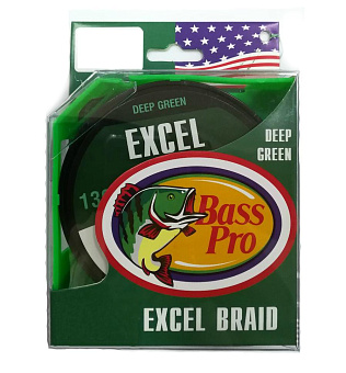 Плетенка Bass Pro Excel Braid 0.14mm 130m