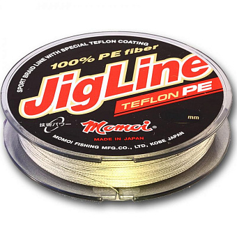 Шнур JigLine Teflon 100м 0,18 мм 14 кг серый